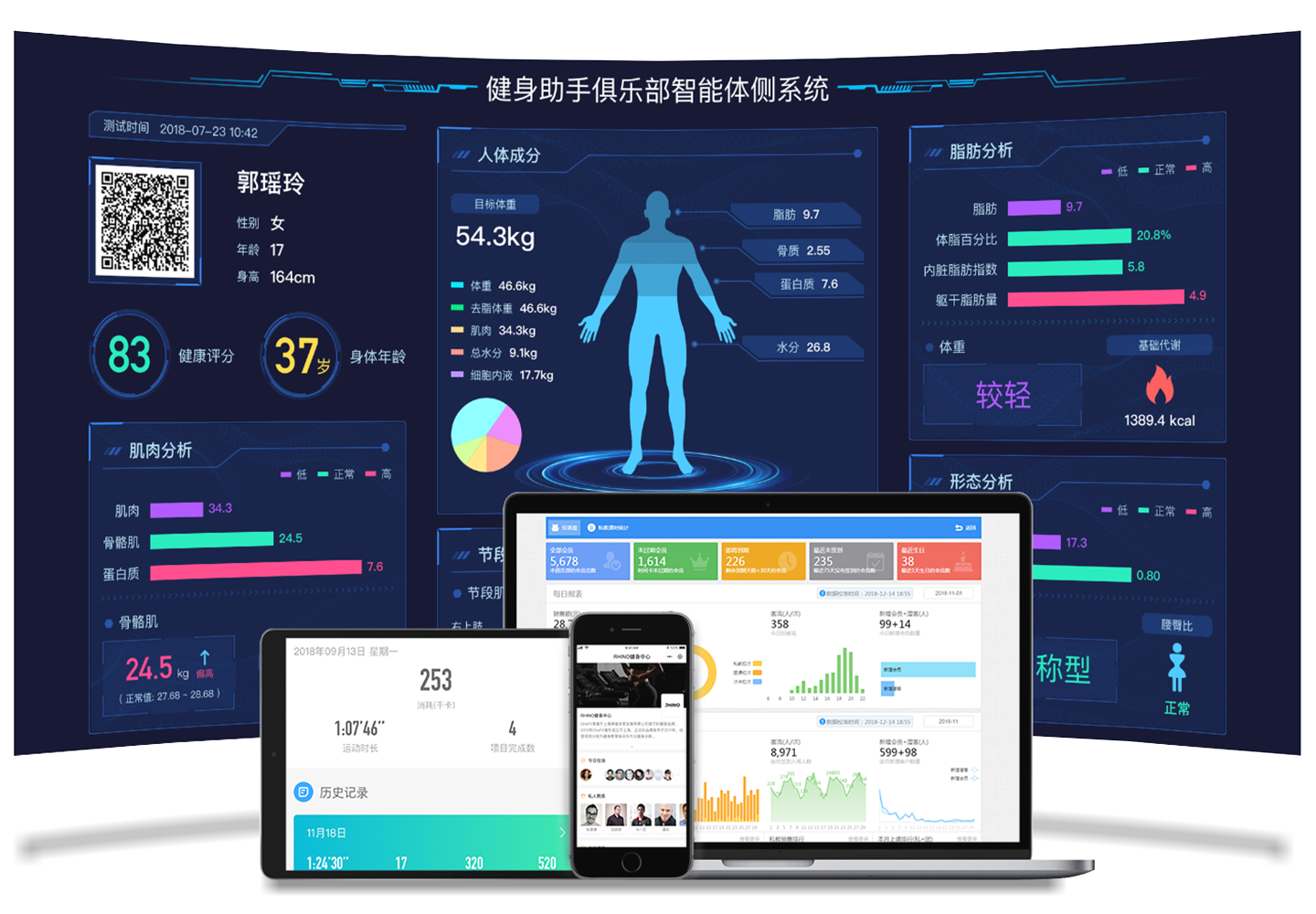 健身房管理系統(tǒng)智能體測